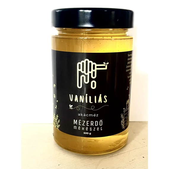 Vanília ízesítésű akácméz - 0.5 kg